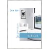 Telaio Nielsen in alluminio Classic argento opaco 70x100 cm