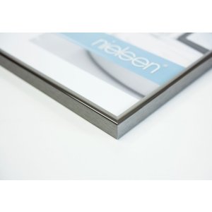 Telaio Nielsen in alluminio Classic platinum 70x100 cm