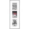 Cornice in alluminio Gallery Junior argento 3 foto 10x15 cm
