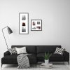 Cornice Nielsen in alluminio Gallery Junior nero 4 foto 10x15 cm (25x60 cm)