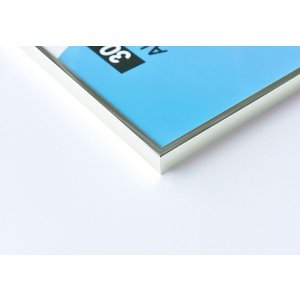 Cornice per quadri in alluminio Accent, 10x15 cm, Perla Mercury