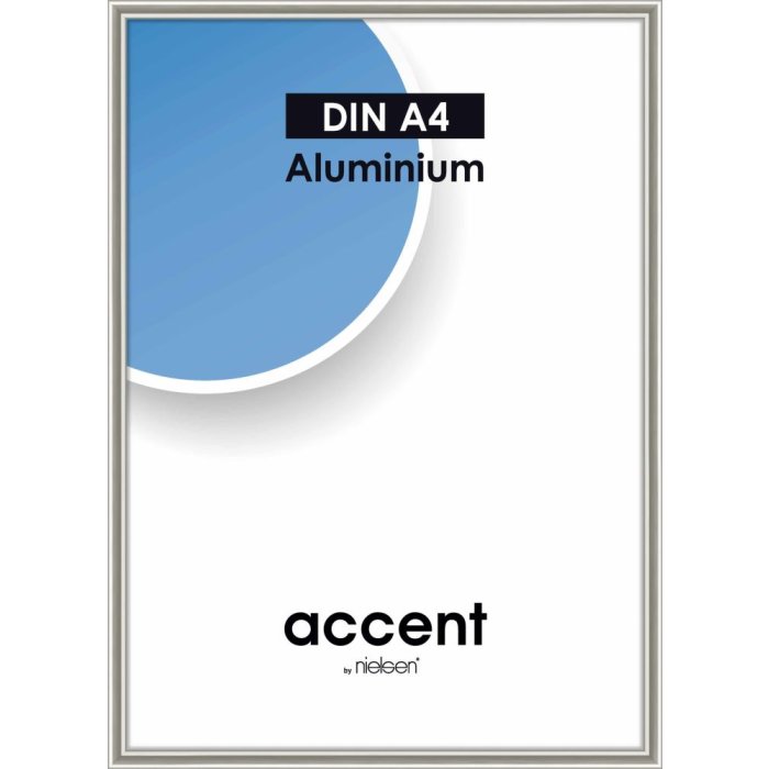 Cornice in alluminio Accent, 21x29,7 cm, Perla Mercury