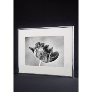 Cornice in alluminio Accent, 70x100 cm, grigio acciaio