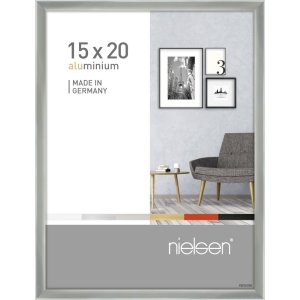 Cornice Nielsen in alluminio Pixel 15x20 cm argento lucido