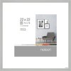 Cornice Nielsen in alluminio Pixel 22x22 cm argento opaco