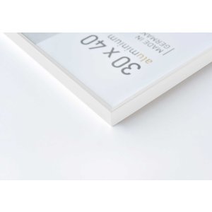 Cornice in alluminio Pixel 22x22 cm bianco lucido