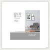 Cornice in alluminio Pixel 22x22 cm bianco lucido