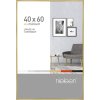 Cornice Nielsen in alluminio Pixel 40x60 cm oro lucido
