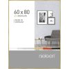 Cornice in alluminio Pixel 60x80 cm oro lucido