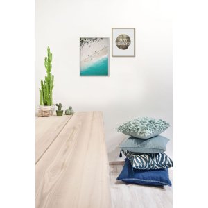 Cornice in alluminio Pixel 60x80 cm argento lucido