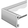 Cornice in alluminio Pixel 60x80 cm argento lucido