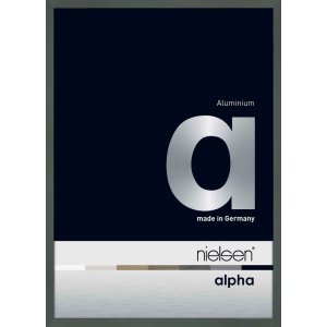 Cornice Nielsen in alluminio Alpha 10x15 cm rovere bianco