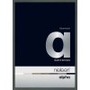 Cornice Nielsen in alluminio Alpha 10x15 cm rovere bianco