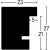 Cornice di legno Nielsen XL 50x70 cm bianco opaco