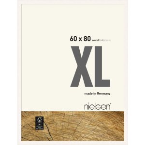 Cornice in legno Nielsen XL 60x80 cm bianco opaco