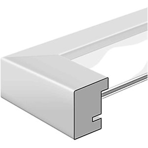 Cornice in legno Nielsen XL 60x80 cm bianco opaco
