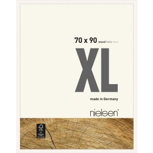 Cornice in legno Nielsen XL 70x90 cm bianco opaco