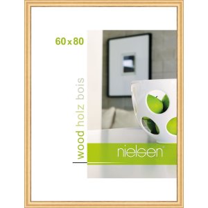 Cornice in legno Derby 60x80 cm oro