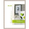 Cornice in legno Derby 60x80 cm argento