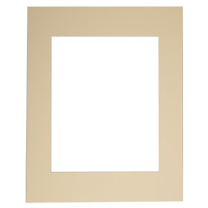 Galleria passepartout 24x30 cm crema per 18x24 cm