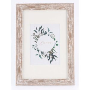Cornice in plastica Chalet, marrone, 20 x 30 cm