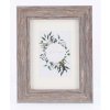 Cornice in plastica Chalet, marrone-grigio, 10 x 15 cm