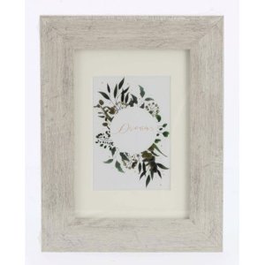Cornice in plastica Chalet, tortora, 10 x 15 cm