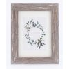 Cornice di plastica Chalet, marrone-grigio, 13 x 18 cm