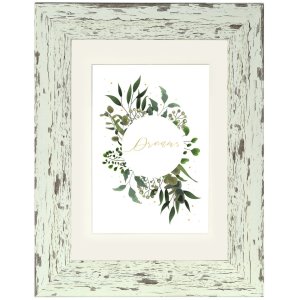 Cornice di plastica Chalet, pastello menta, 13 x 18 cm