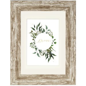 Cornice in plastica Chalet, marrone, 15 x 20 cm