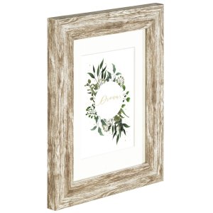 Cornice in plastica Chalet, marrone, 15 x 20 cm