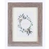 Cornice di plastica Chalet, marrone-grigio, 15 x 20 cm