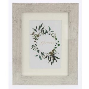Cornice di plastica Chalet, Taupe, 15 x 20 cm