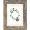 Cornice in plastica Chalet, marrone-grigio, 20 x 30 cm
