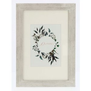 Cornice in plastica Chalet, tortora, 20 x 30 cm