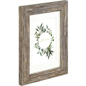 Cornice in plastica Chalet, marrone-grigio, 30 x 40 cm