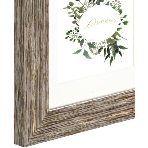 Cornice in plastica Chalet, marrone-grigio, 30 x 40 cm