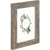 Cornice in plastica Chalet, marrone-grigio, 30 x 40 cm