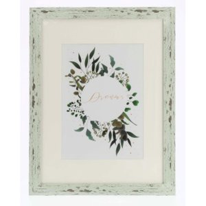 Cornice in plastica Hama Chalet pastello menta 30x40 cm con passe-partout 20x28 cm