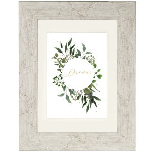 Cornice in plastica Chalet, tortora, 30 x 40 cm