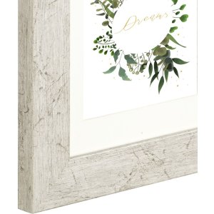 Cornice in plastica Chalet, tortora, 30 x 40 cm