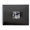 Album a spirale Fine Art, 24x17 cm, 50 pagine bianche, nero