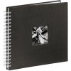 Album a spirale Fine Art, 28x24 cm, 50 pagine bianche, nero