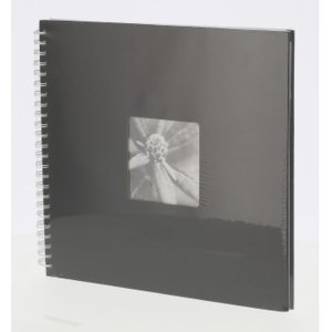 Album a spirale Hama Fine Art nero 36x32 cm 50 pagine bianche