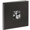 Album a spirale Hama Fine Art nero 36x32 cm 50 pagine bianche