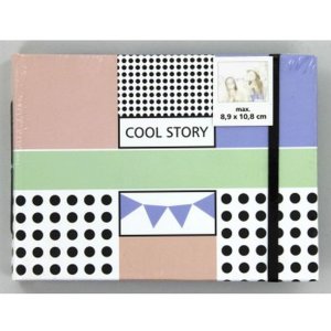 Libro-album Cool Story, 18x13 cm, 20 pagine marroni