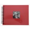 Album a spirale Fine Art, 24 x 17 cm, 50 pagine nere, Flamingo