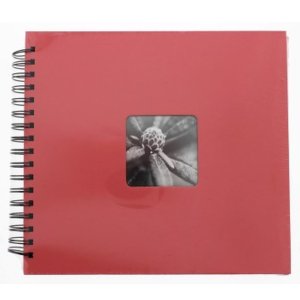 Album a spirale Fine Art, 28 x 24 cm, 50 pagine nere, Fenicottero
