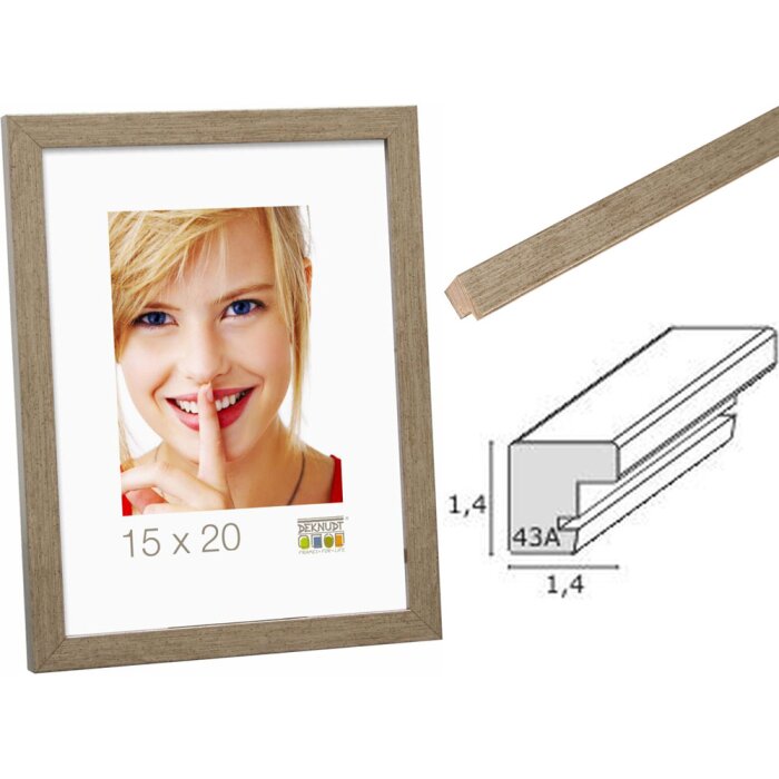 Telaio in legno S43AD2 bronzo