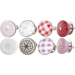 Pomello per mobili rotondo 3 cm - vari design